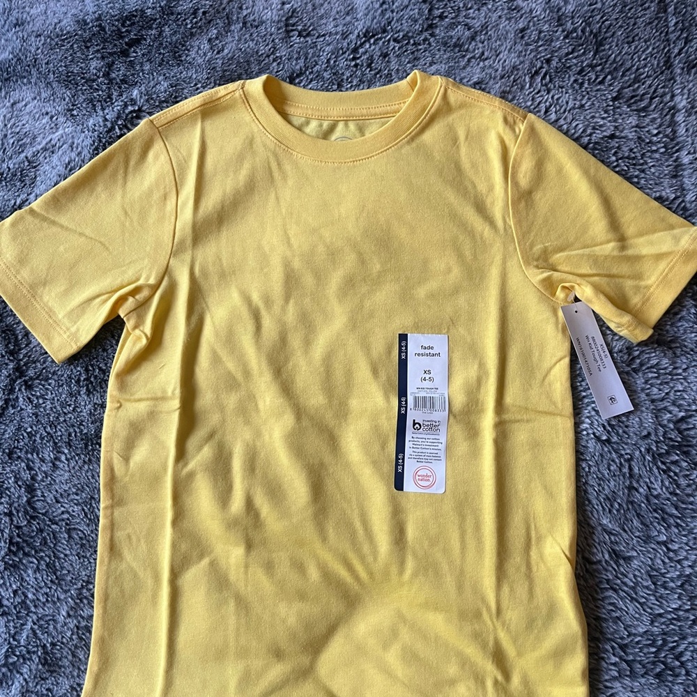 Wonder Nation Yellow Short Sleeve Tee